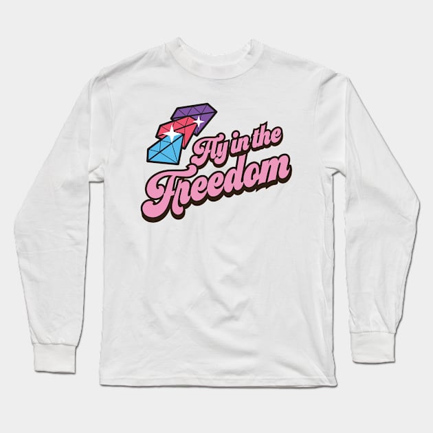 Fly In the Freedom Long Sleeve T-Shirt by Essoterika